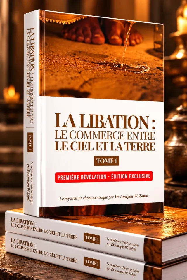 Couverture — La Libation : le commerce entre le ciel et la terre — Tome 1